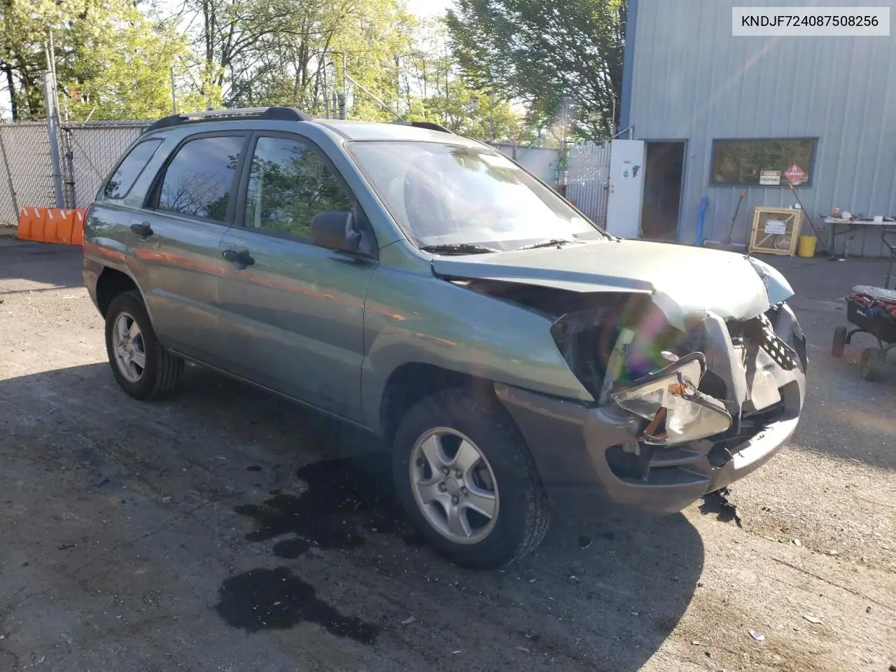 2008 Kia Sportage Lx VIN: KNDJF724087508256 Lot: 56335075