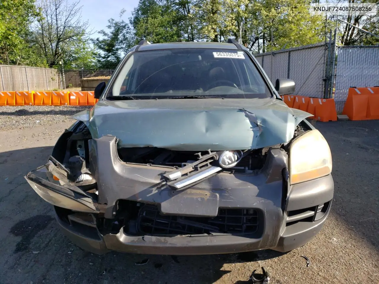 2008 Kia Sportage Lx VIN: KNDJF724087508256 Lot: 56335075