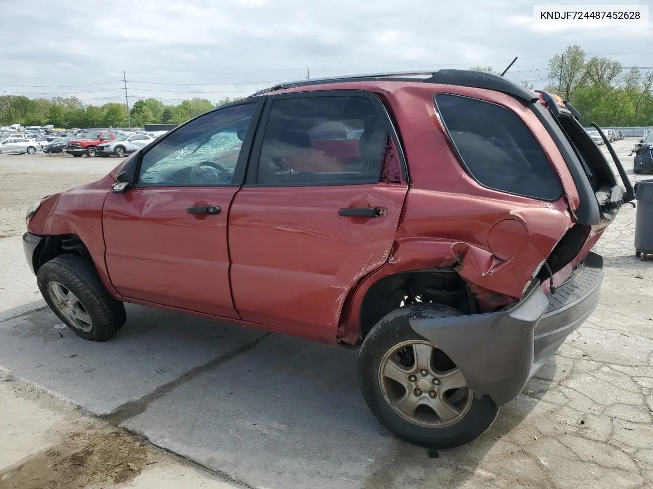 2008 Kia Sportage Lx VIN: KNDJF724487452628 Lot: 56416705