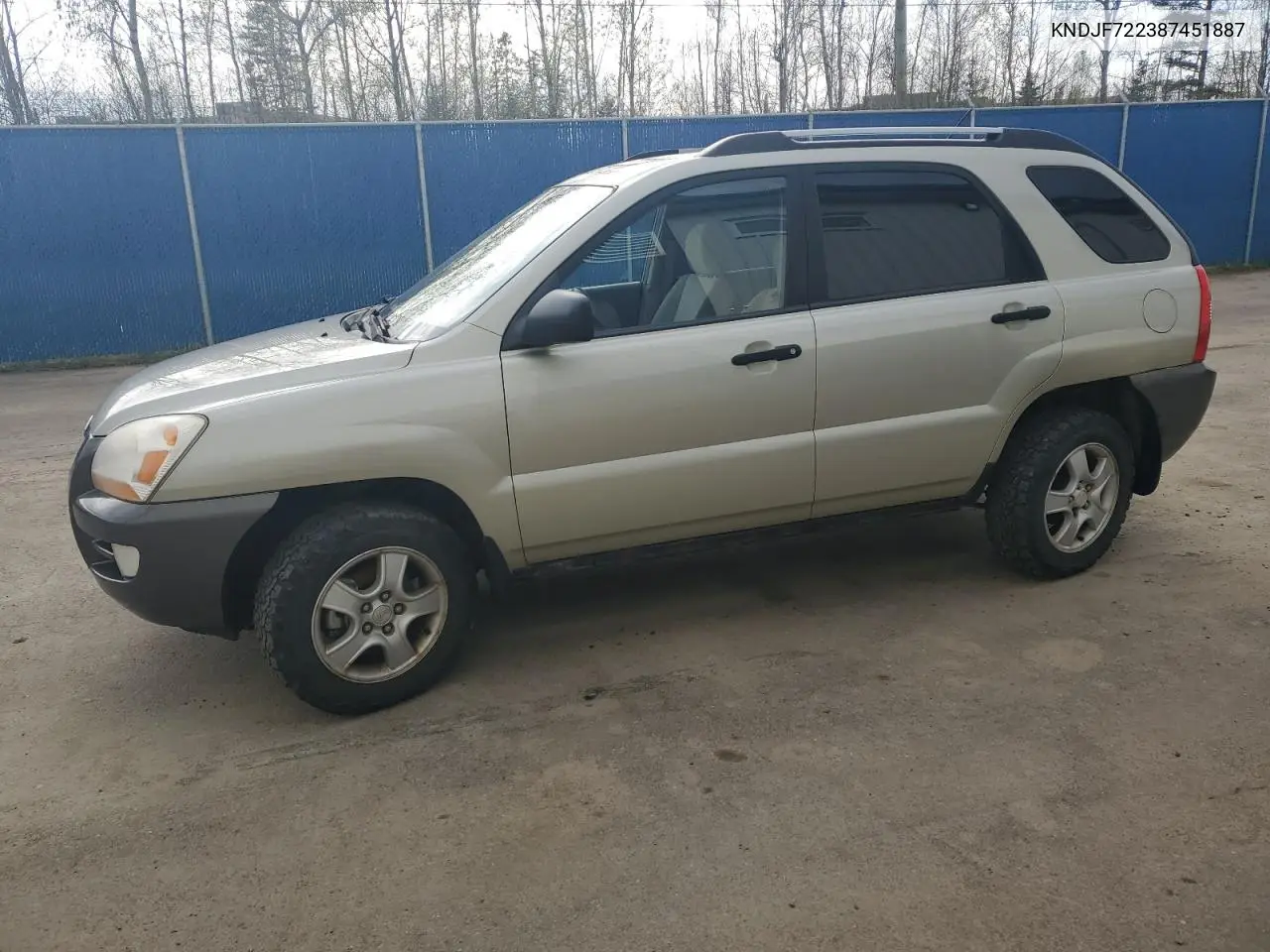 2008 Kia Sportage Lx VIN: KNDJF722387451887 Lot: 56494195