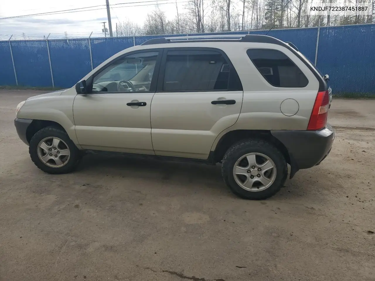 2008 Kia Sportage Lx VIN: KNDJF722387451887 Lot: 56494195
