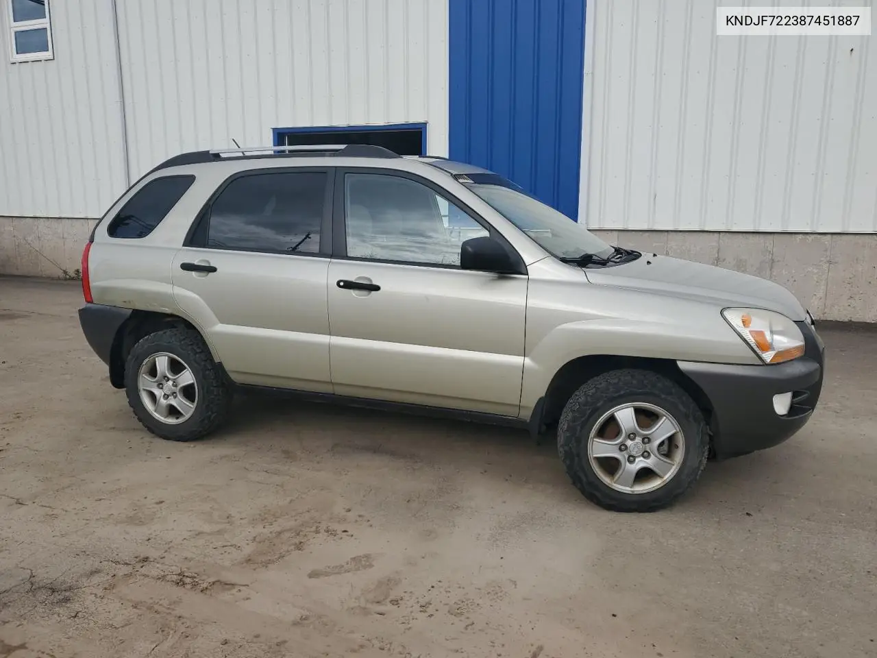 2008 Kia Sportage Lx VIN: KNDJF722387451887 Lot: 56494195