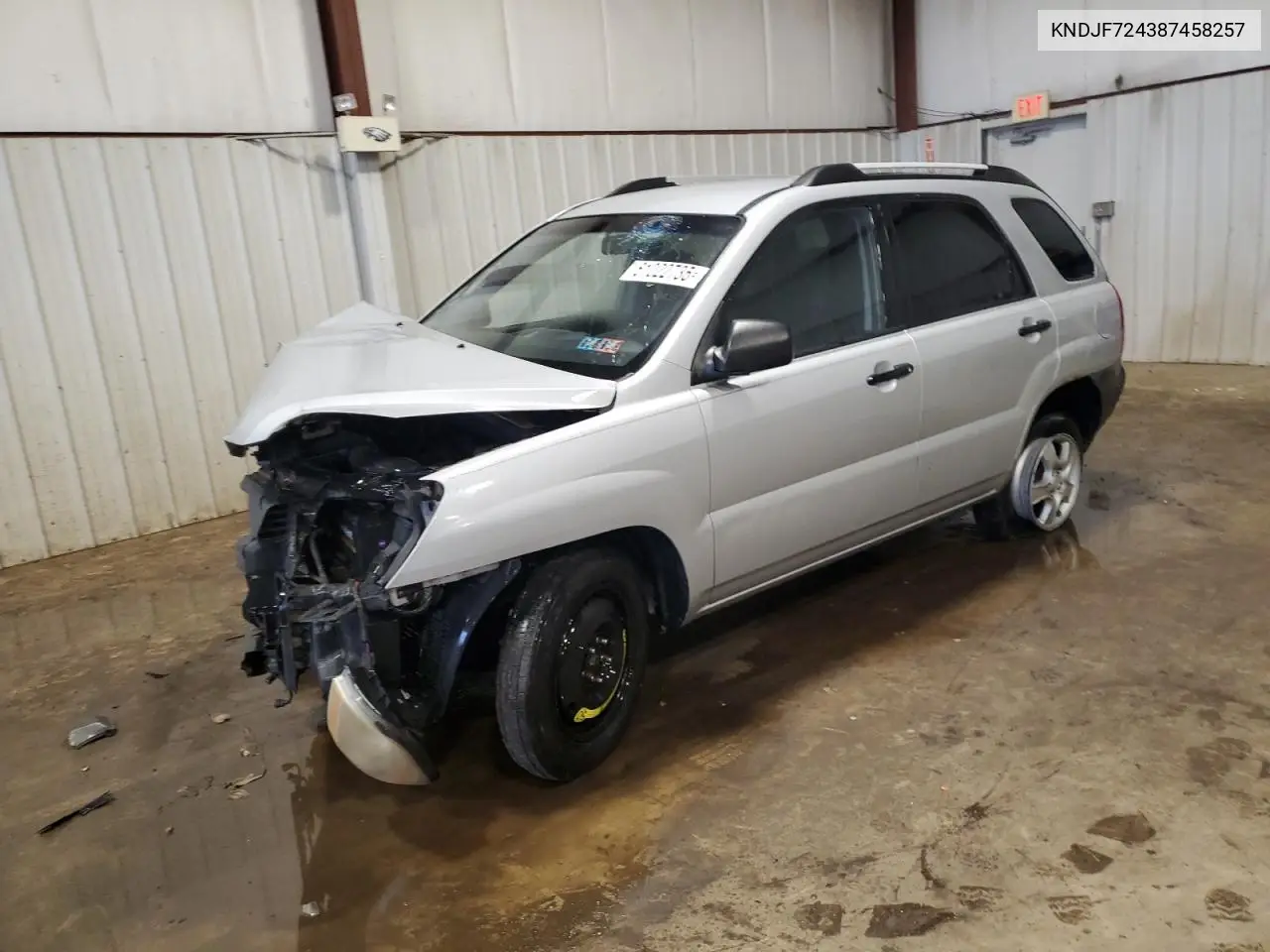 2008 Kia Sportage Lx VIN: KNDJF724387458257 Lot: 61022735