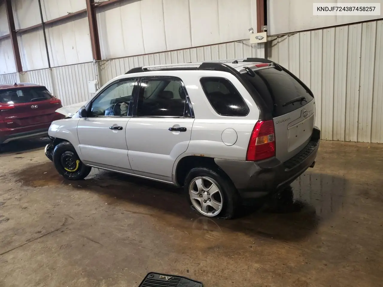 2008 Kia Sportage Lx VIN: KNDJF724387458257 Lot: 61022735