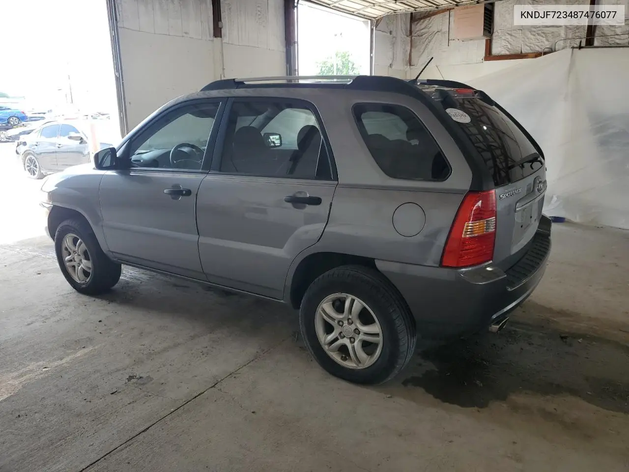 2008 Kia Sportage Ex VIN: KNDJF723487476077 Lot: 61190035