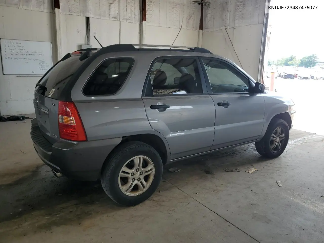 2008 Kia Sportage Ex VIN: KNDJF723487476077 Lot: 61190035