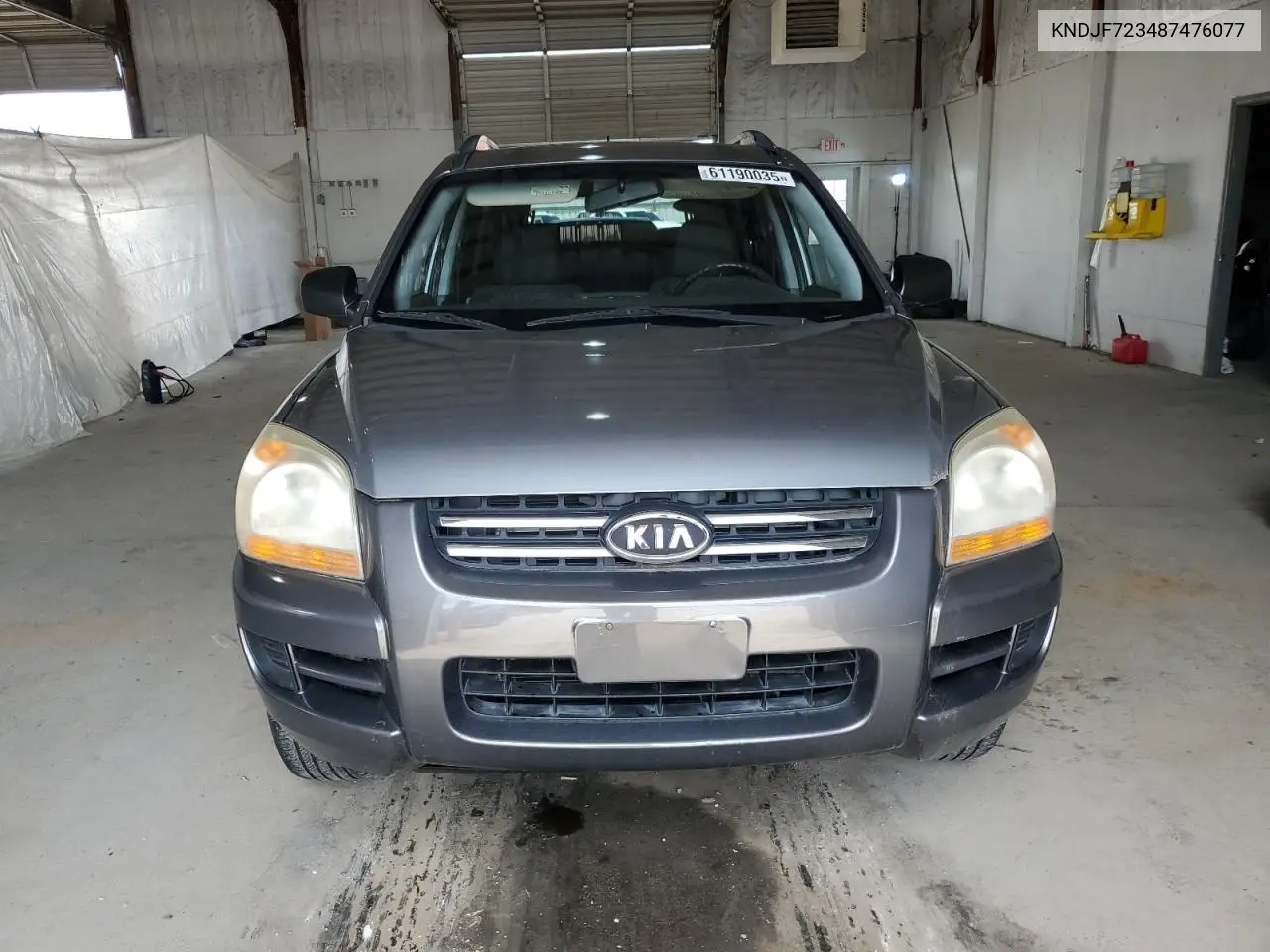 2008 Kia Sportage Ex VIN: KNDJF723487476077 Lot: 61190035