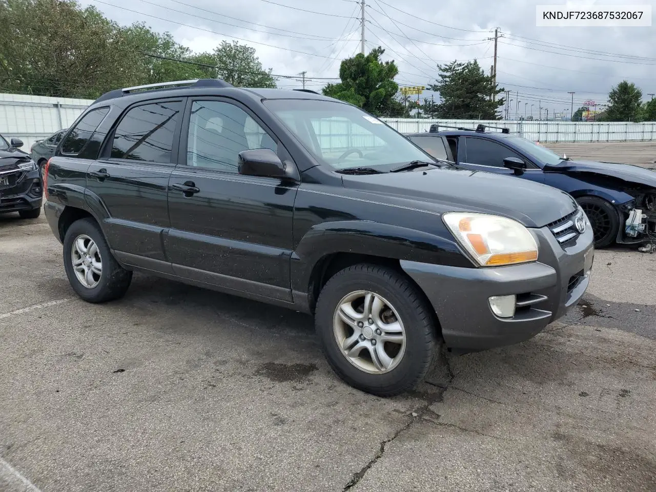 2008 Kia Sportage Ex VIN: KNDJF723687532067 Lot: 61429405