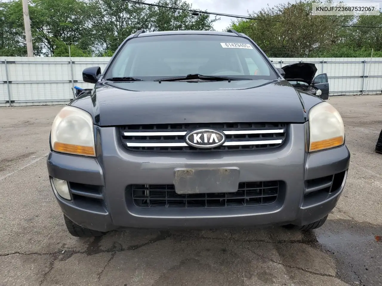 2008 Kia Sportage Ex VIN: KNDJF723687532067 Lot: 61429405