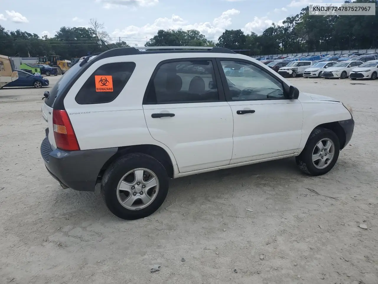 2008 Kia Sportage Lx VIN: KNDJF724787527967 Lot: 61612605