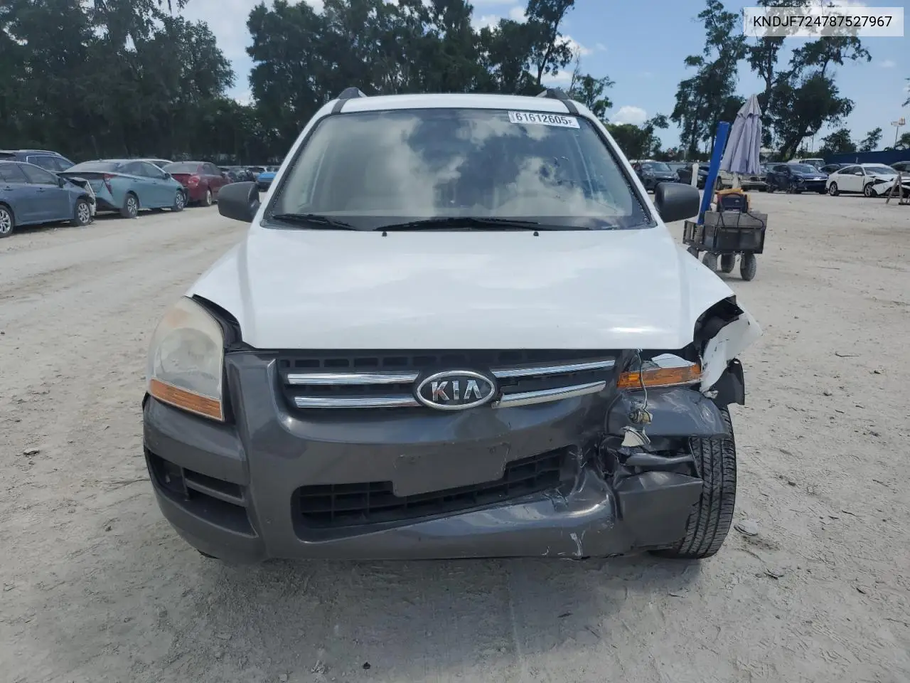 2008 Kia Sportage Lx VIN: KNDJF724787527967 Lot: 61612605