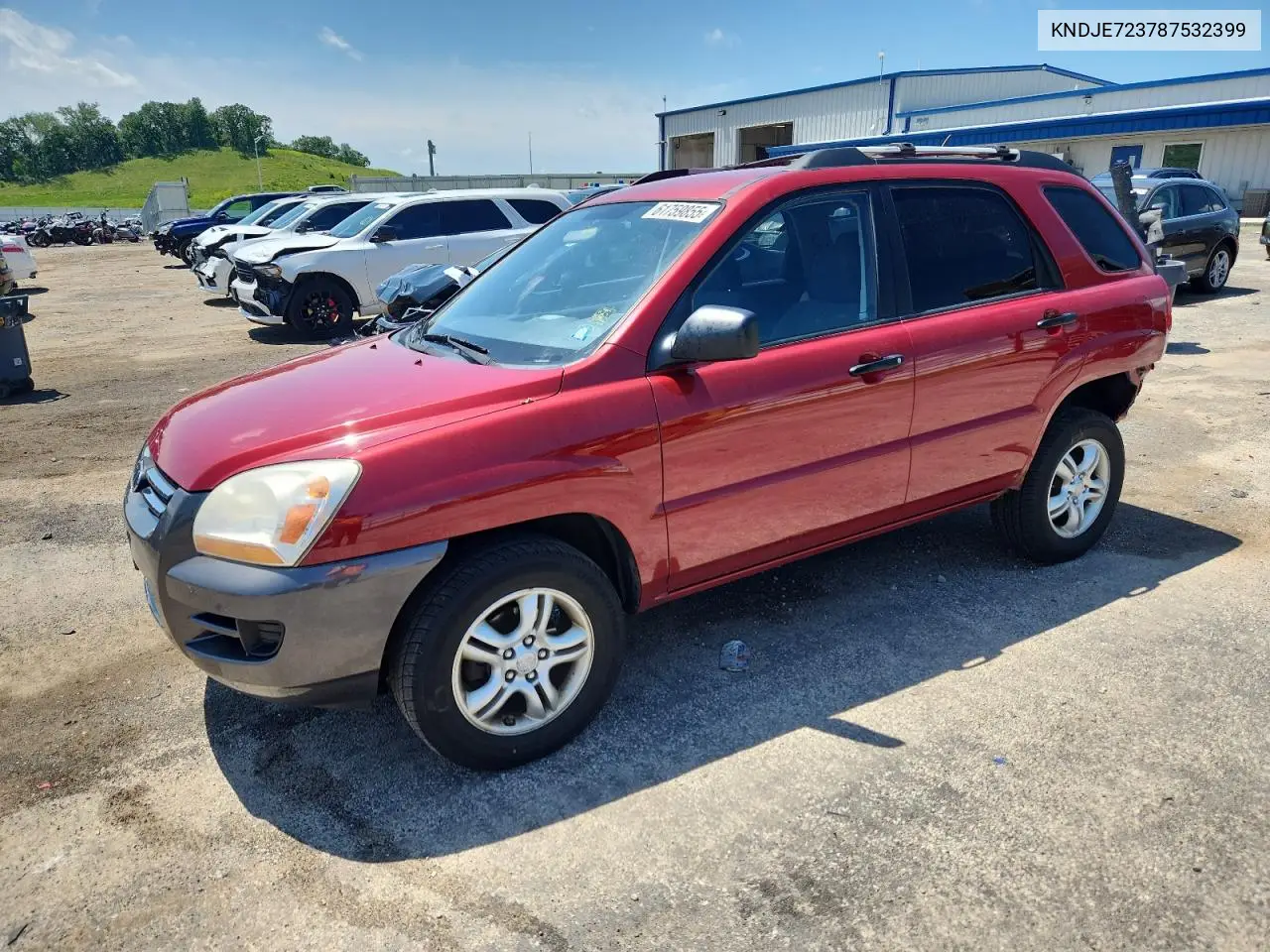 2008 Kia Sportage Ex VIN: KNDJE723787532399 Lot: 61759855