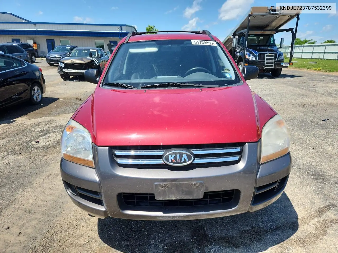 2008 Kia Sportage Ex VIN: KNDJE723787532399 Lot: 61759855