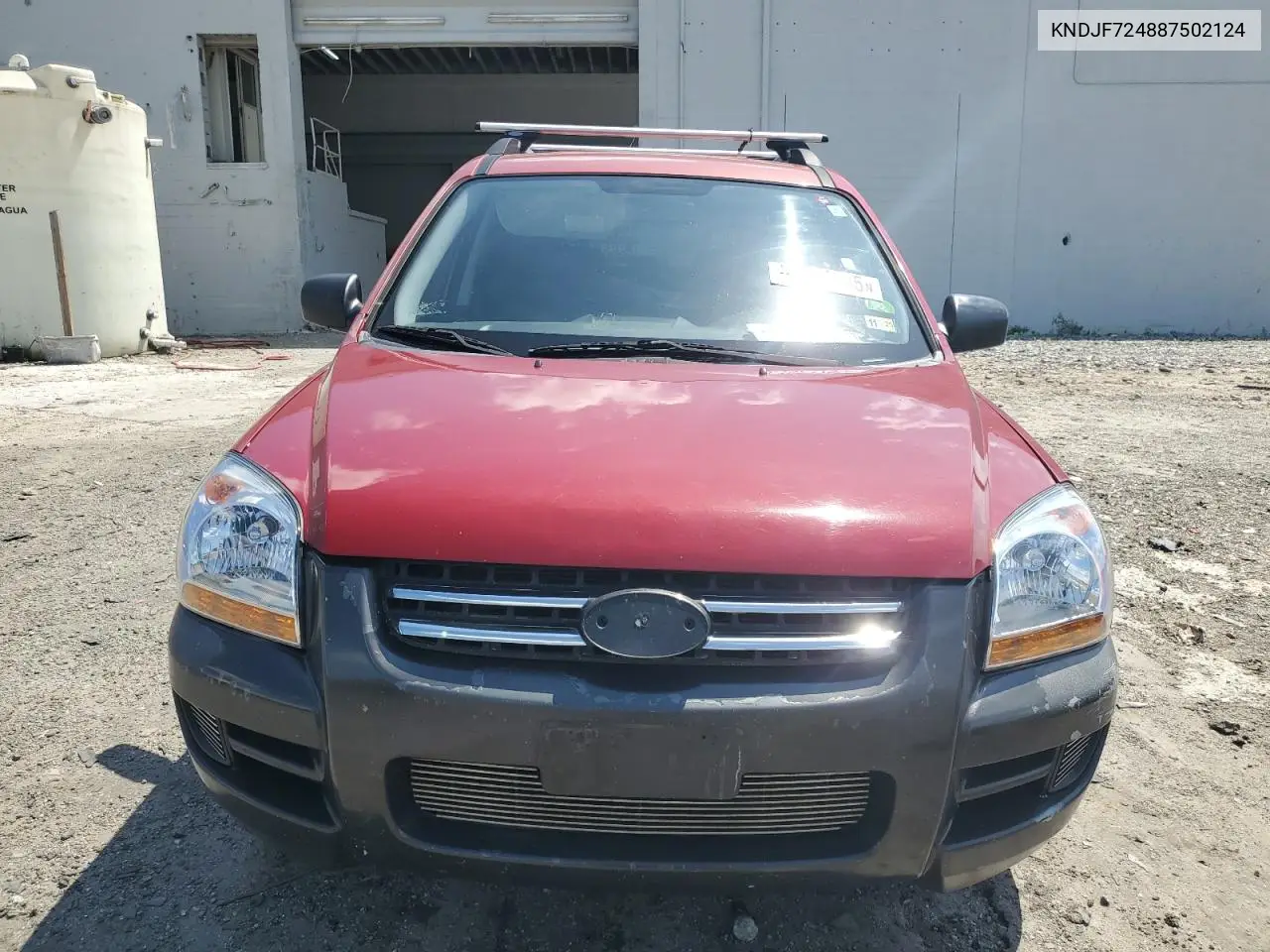 2008 Kia Sportage Lx VIN: KNDJF724887502124 Lot: 61821795