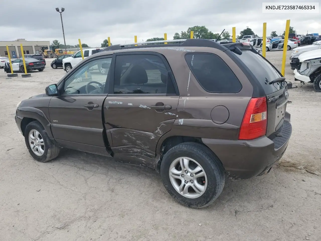2008 Kia Sportage Ex VIN: KNDJE723587465334 Lot: 62877155