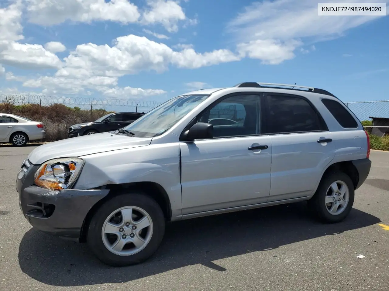 2008 Kia Sportage Lx VIN: KNDJF724987494020 Lot: 62909575
