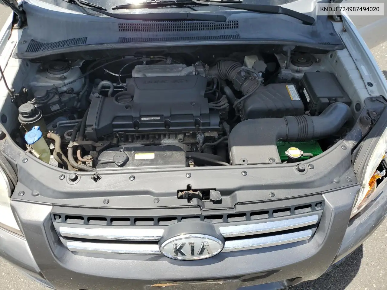 2008 Kia Sportage Lx VIN: KNDJF724987494020 Lot: 62909575