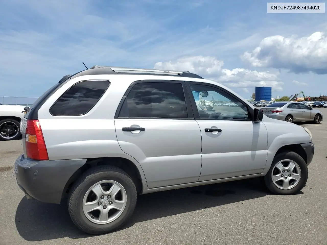2008 Kia Sportage Lx VIN: KNDJF724987494020 Lot: 62909575