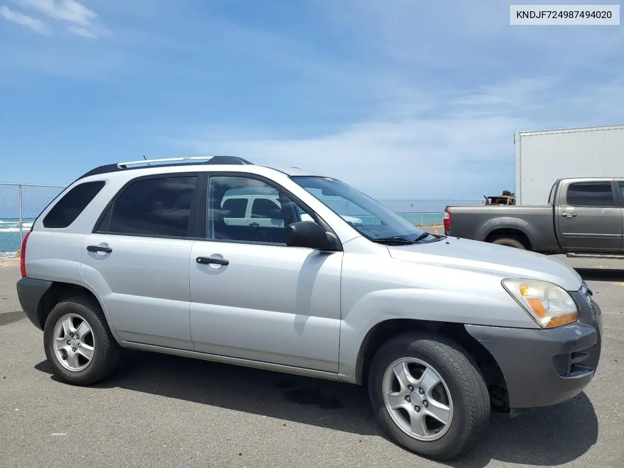 2008 Kia Sportage Lx VIN: KNDJF724987494020 Lot: 62909575