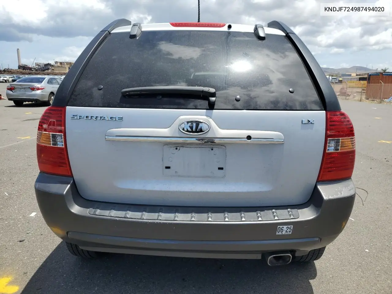 2008 Kia Sportage Lx VIN: KNDJF724987494020 Lot: 62909575