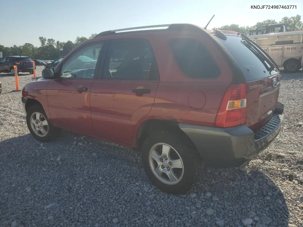 2008 Kia Sportage Lx VIN: KNDJF724987463771 Lot: 62977685