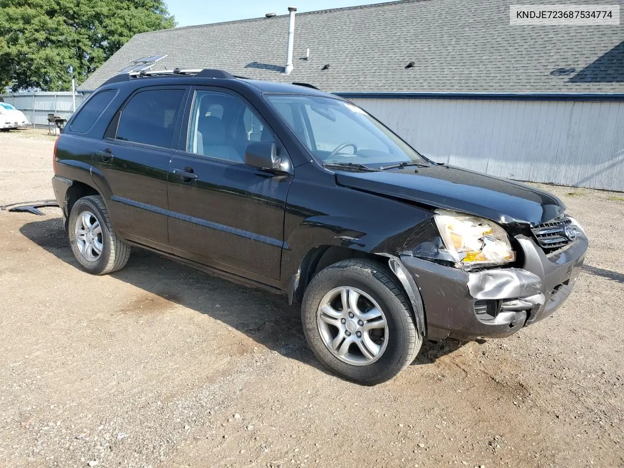 2008 Kia Sportage Ex VIN: KNDJE723687534774 Lot: 64811275