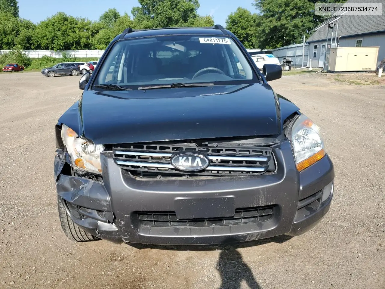 2008 Kia Sportage Ex VIN: KNDJE723687534774 Lot: 64811275