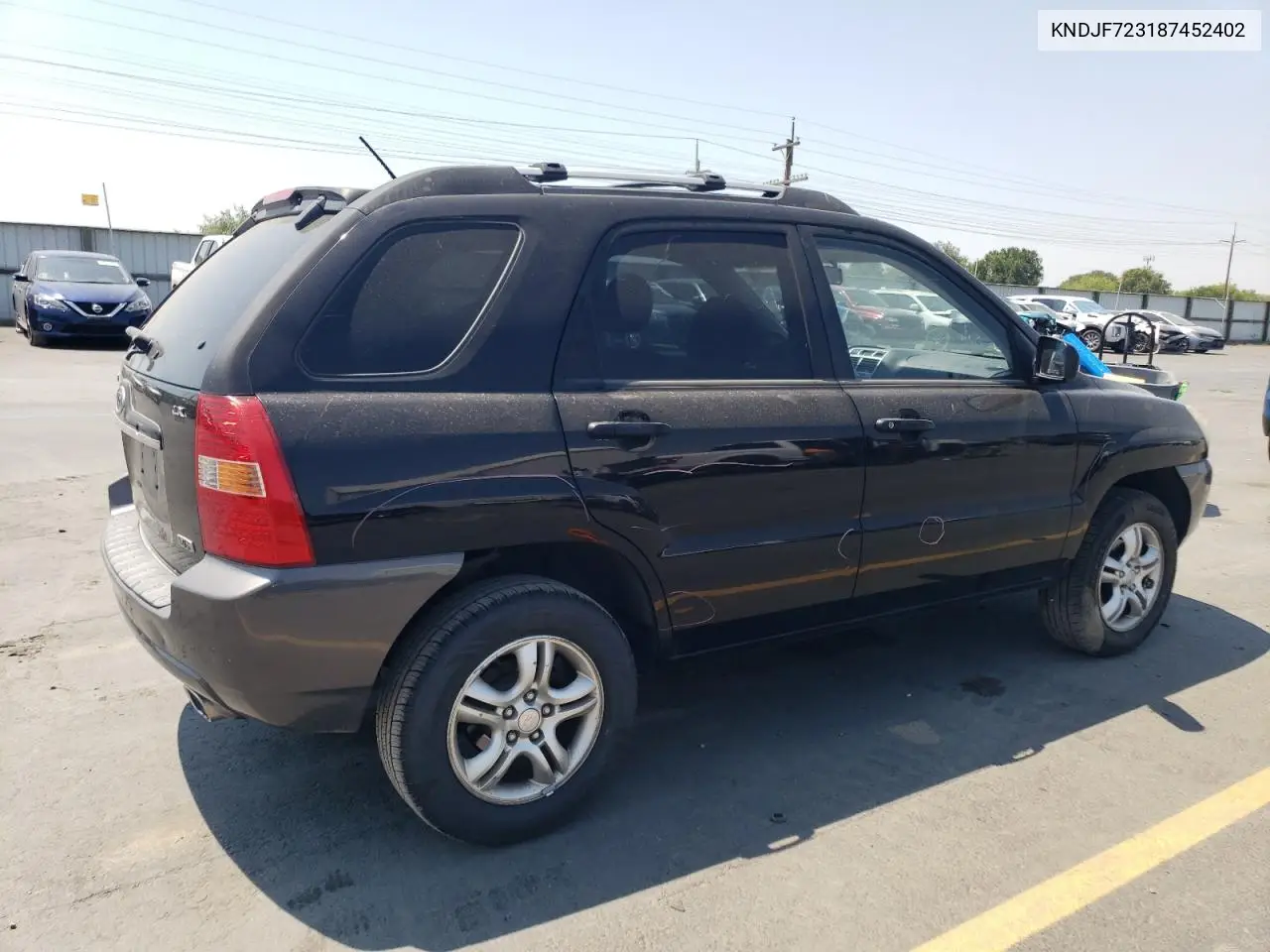 2008 Kia Sportage Ex VIN: KNDJF723187452402 Lot: 64840805