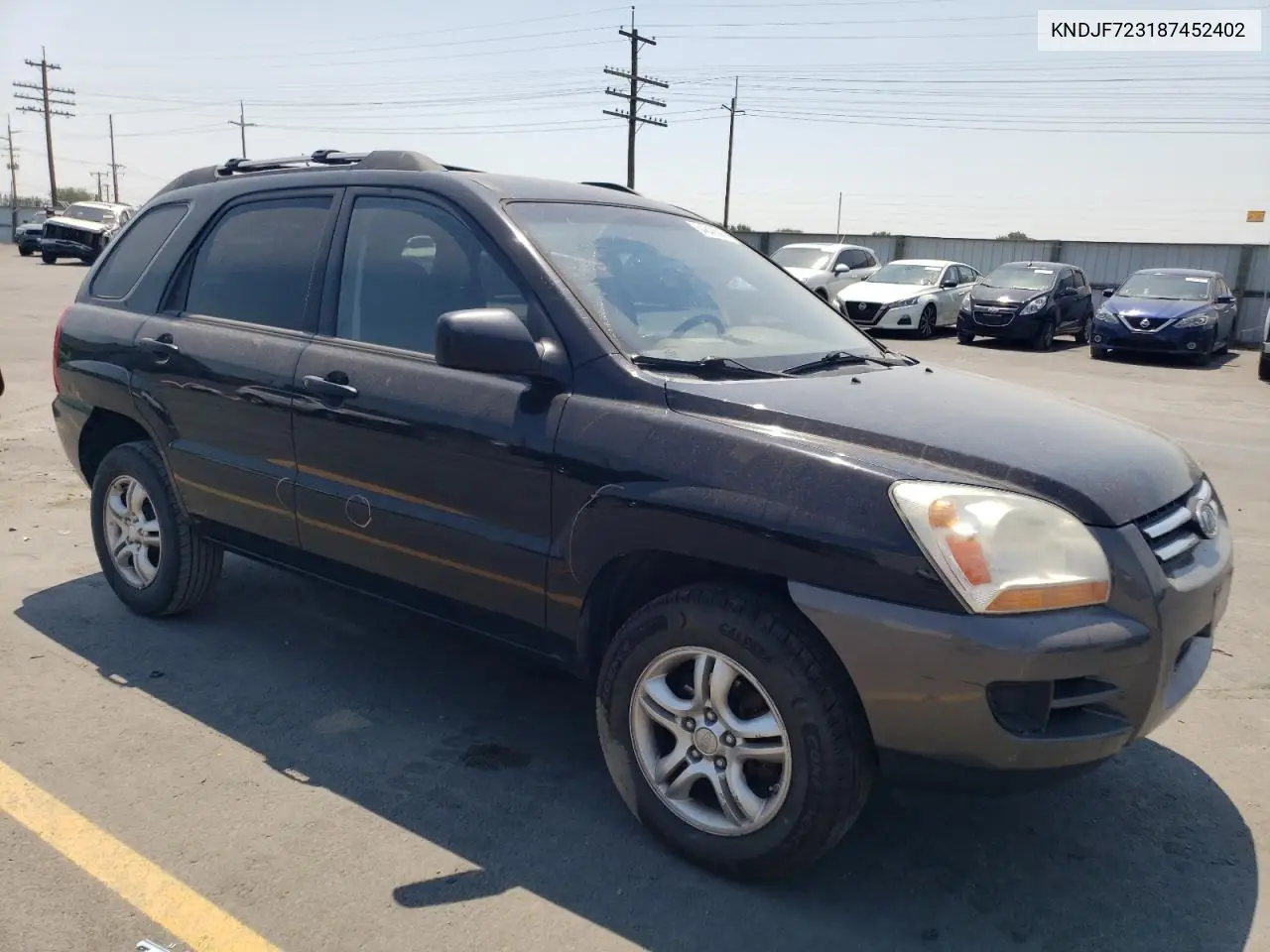 2008 Kia Sportage Ex VIN: KNDJF723187452402 Lot: 64840805