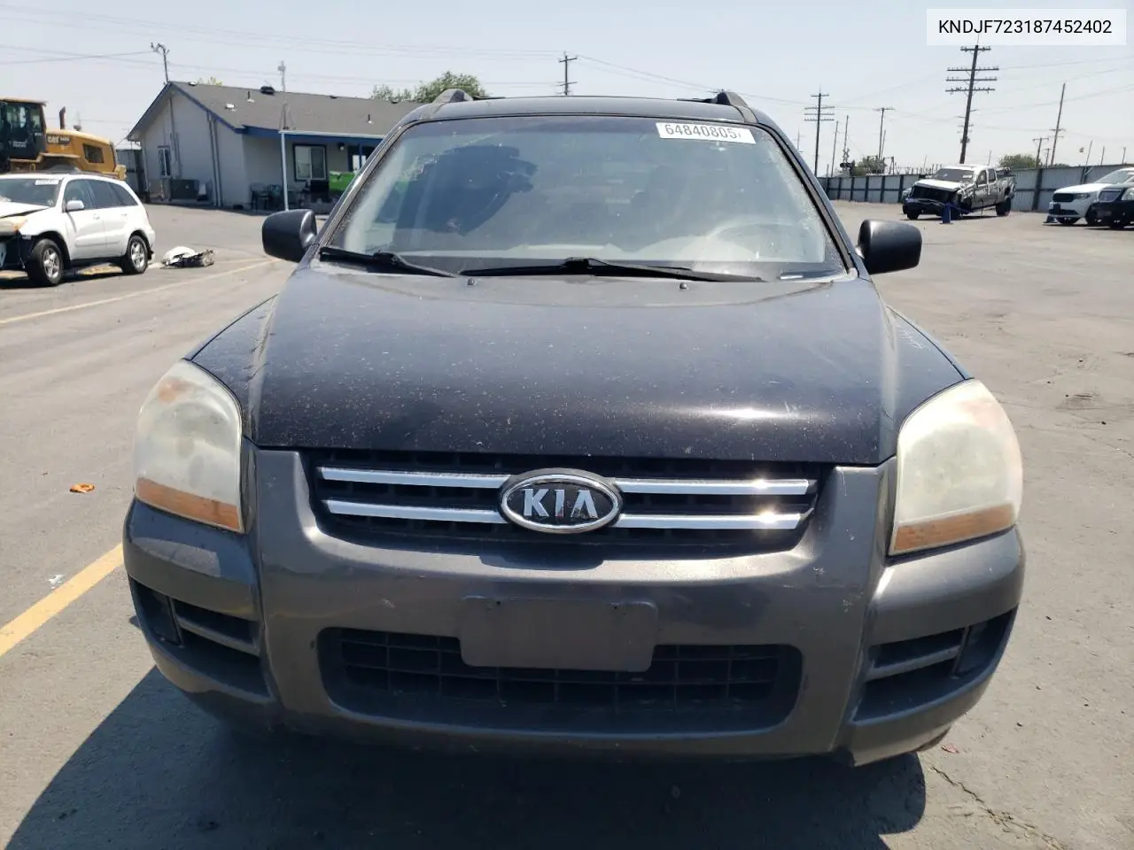 2008 Kia Sportage Ex VIN: KNDJF723187452402 Lot: 64840805