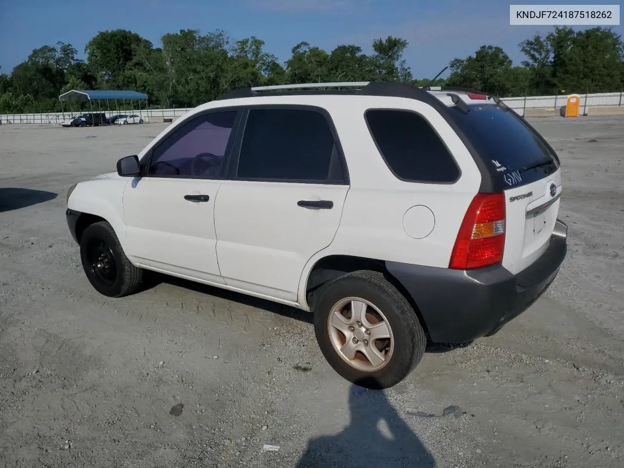 2008 Kia Sportage Lx VIN: KNDJF724187518262 Lot: 66114155