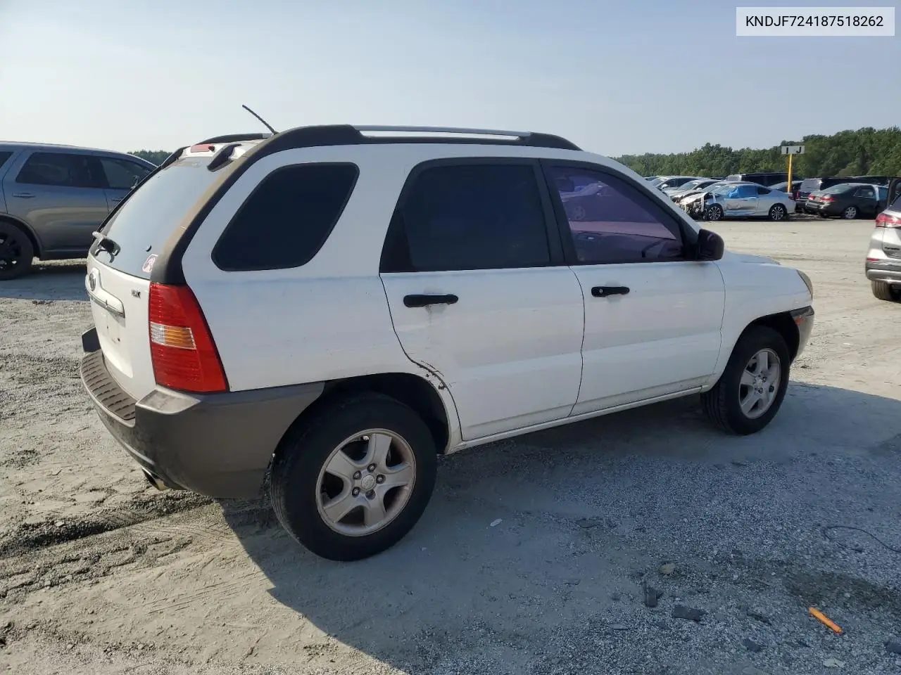 2008 Kia Sportage Lx VIN: KNDJF724187518262 Lot: 66114155