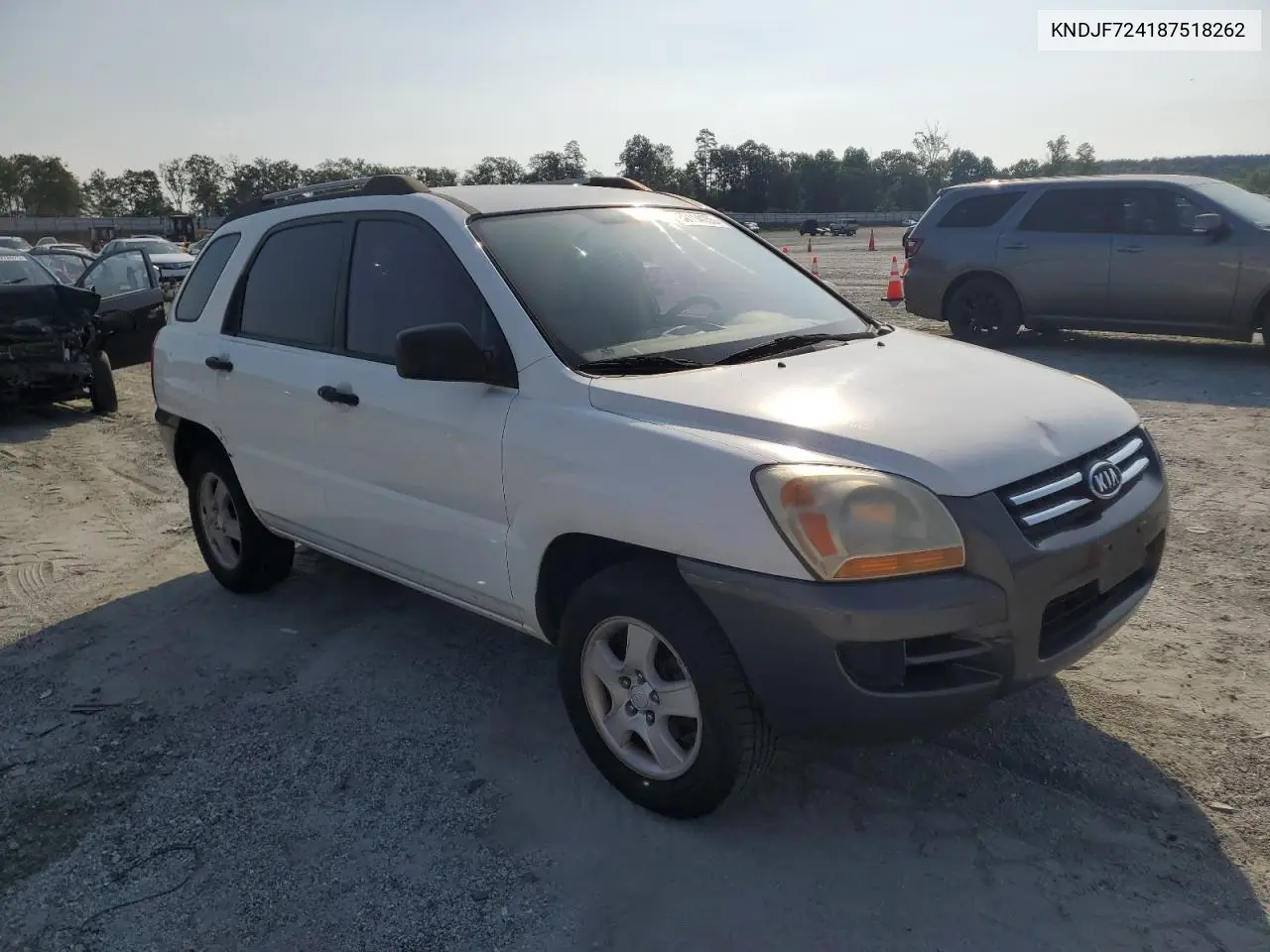 2008 Kia Sportage Lx VIN: KNDJF724187518262 Lot: 66114155