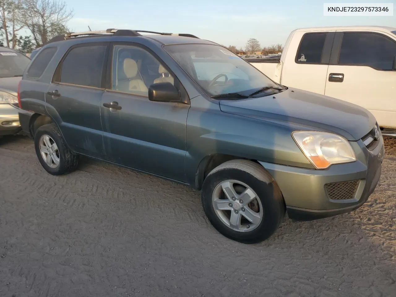 2009 Kia Sportage Lx VIN: KNDJE723297573346 Lot: 43837885