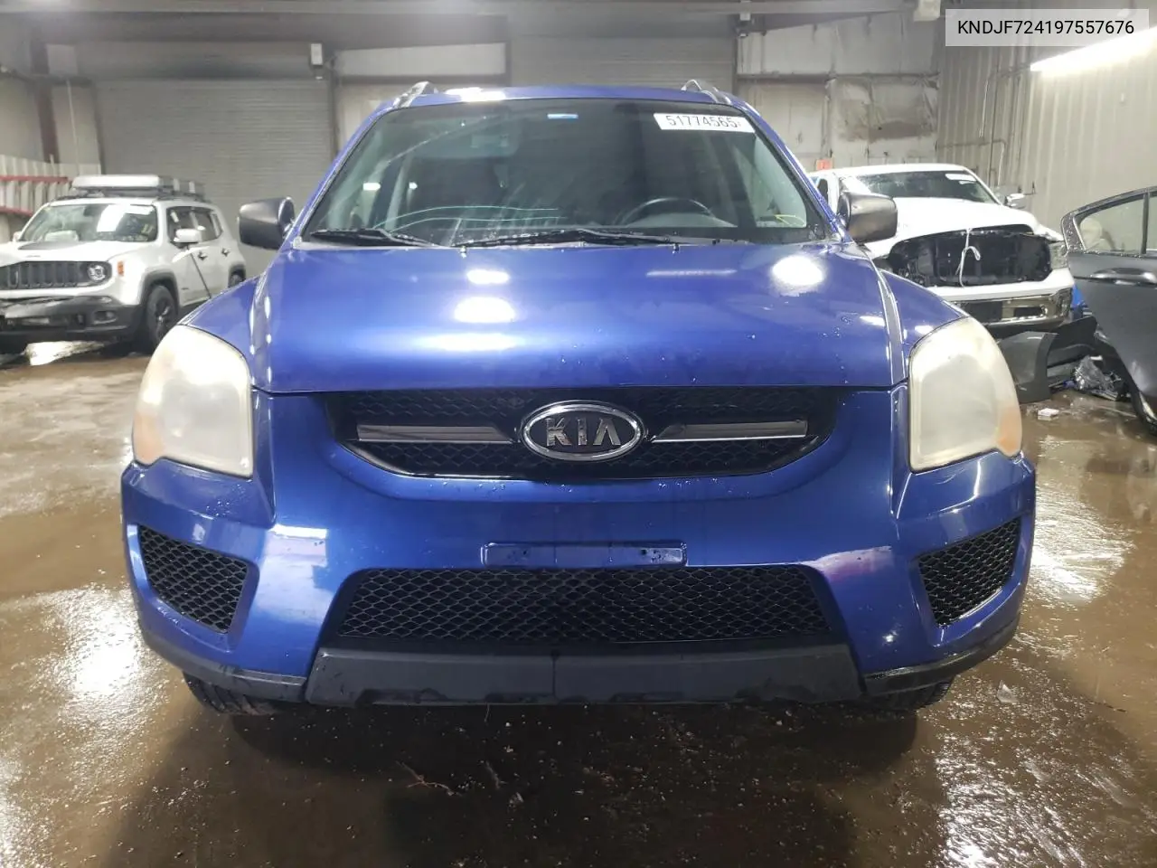 2009 Kia Sportage Lx VIN: KNDJF724197557676 Lot: 51774565