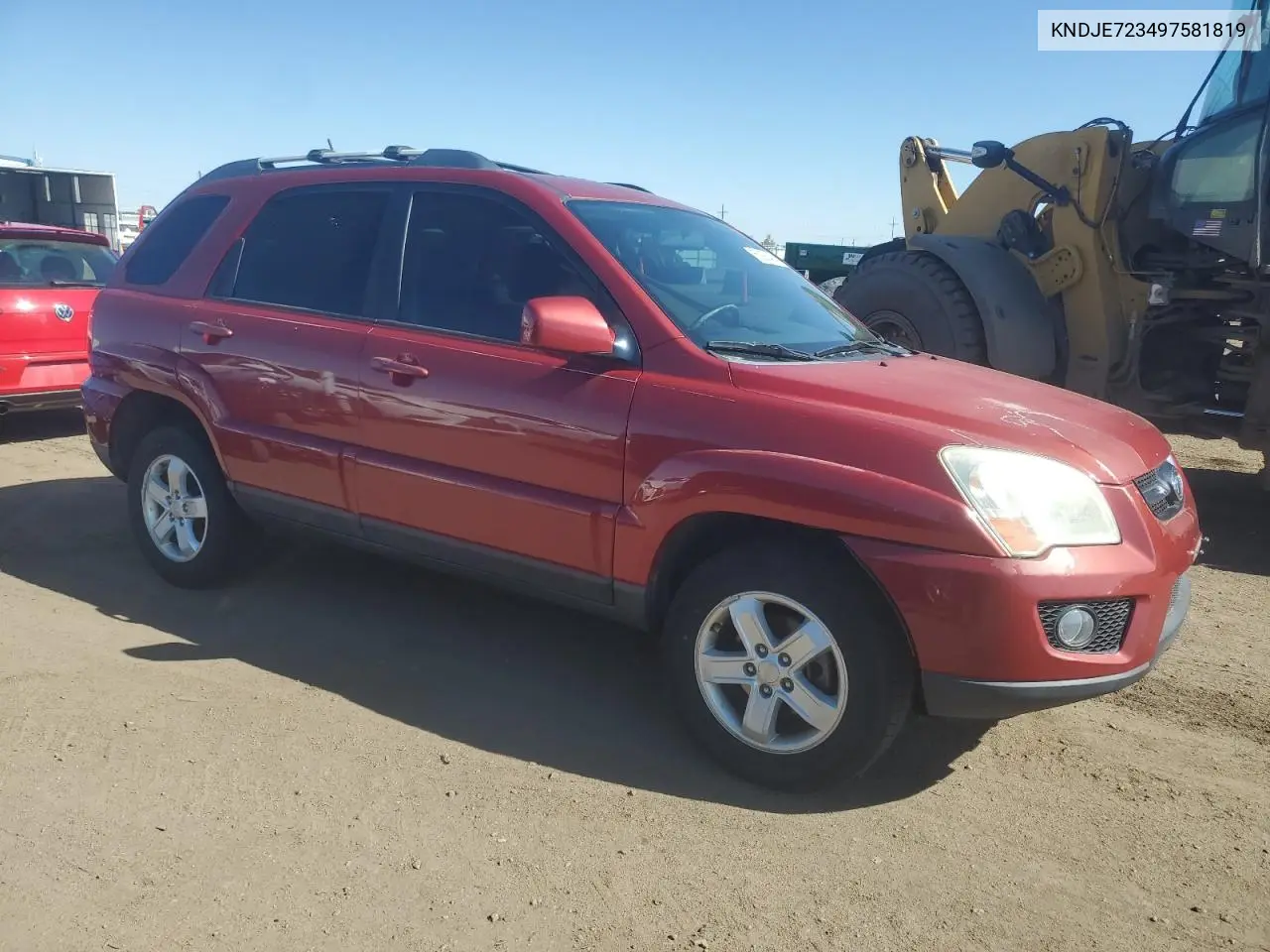 2009 Kia Sportage Lx VIN: KNDJE723497581819 Lot: 55256405