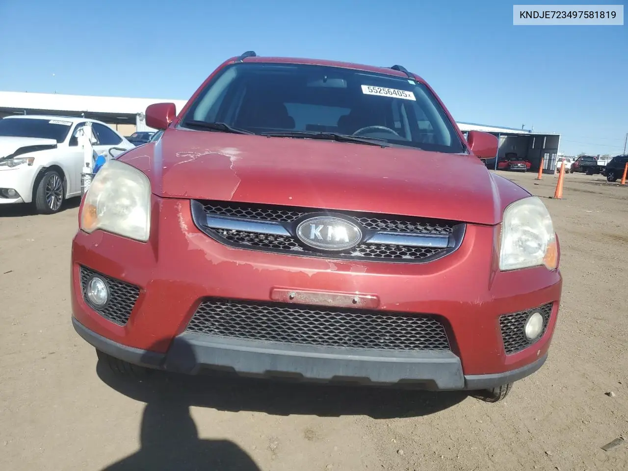 2009 Kia Sportage Lx VIN: KNDJE723497581819 Lot: 55256405