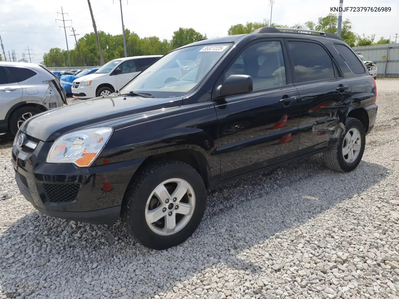 2009 Kia Sportage Lx VIN: KNDJF723797626989 Lot: 55327225