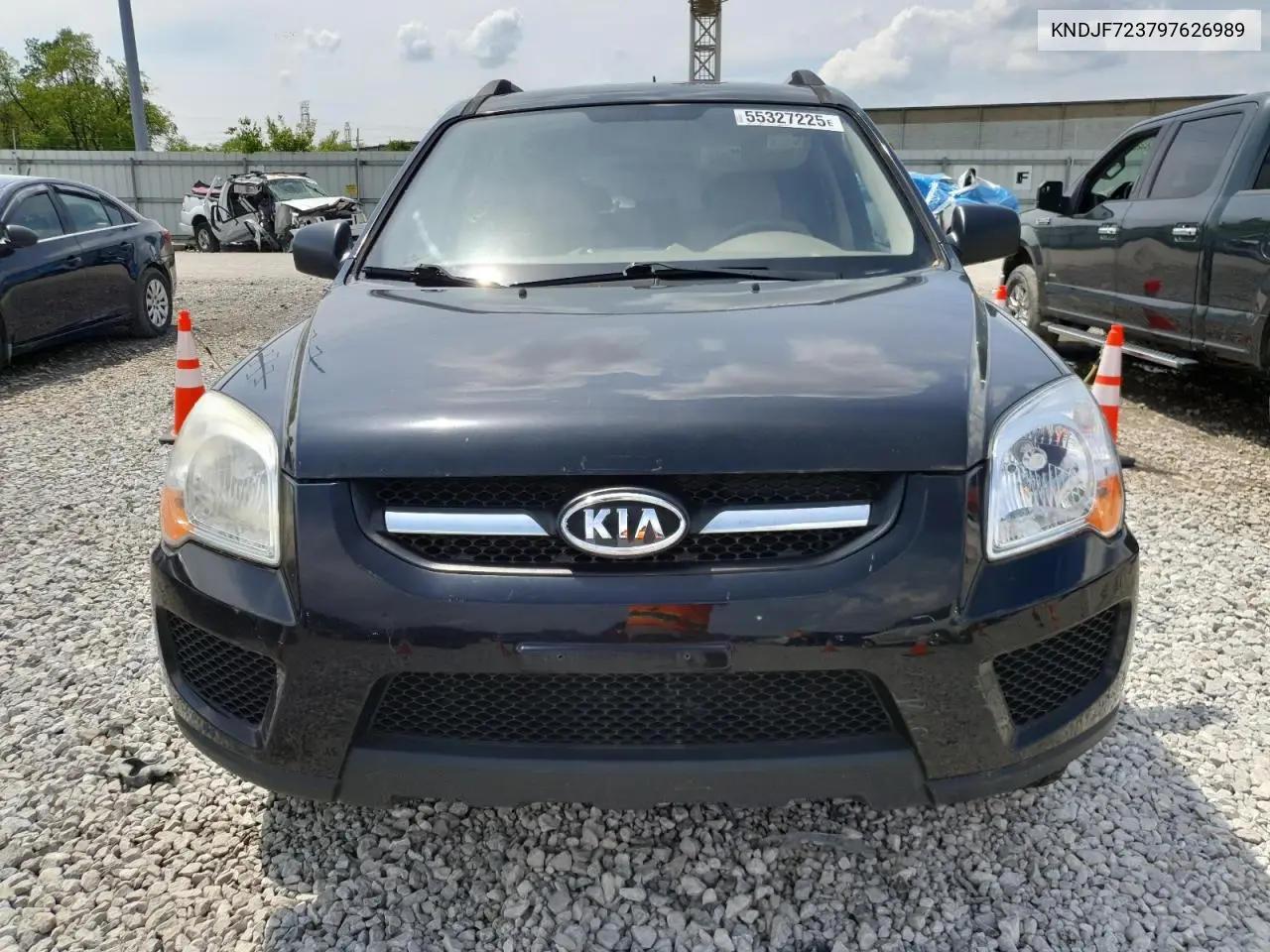2009 Kia Sportage Lx VIN: KNDJF723797626989 Lot: 55327225