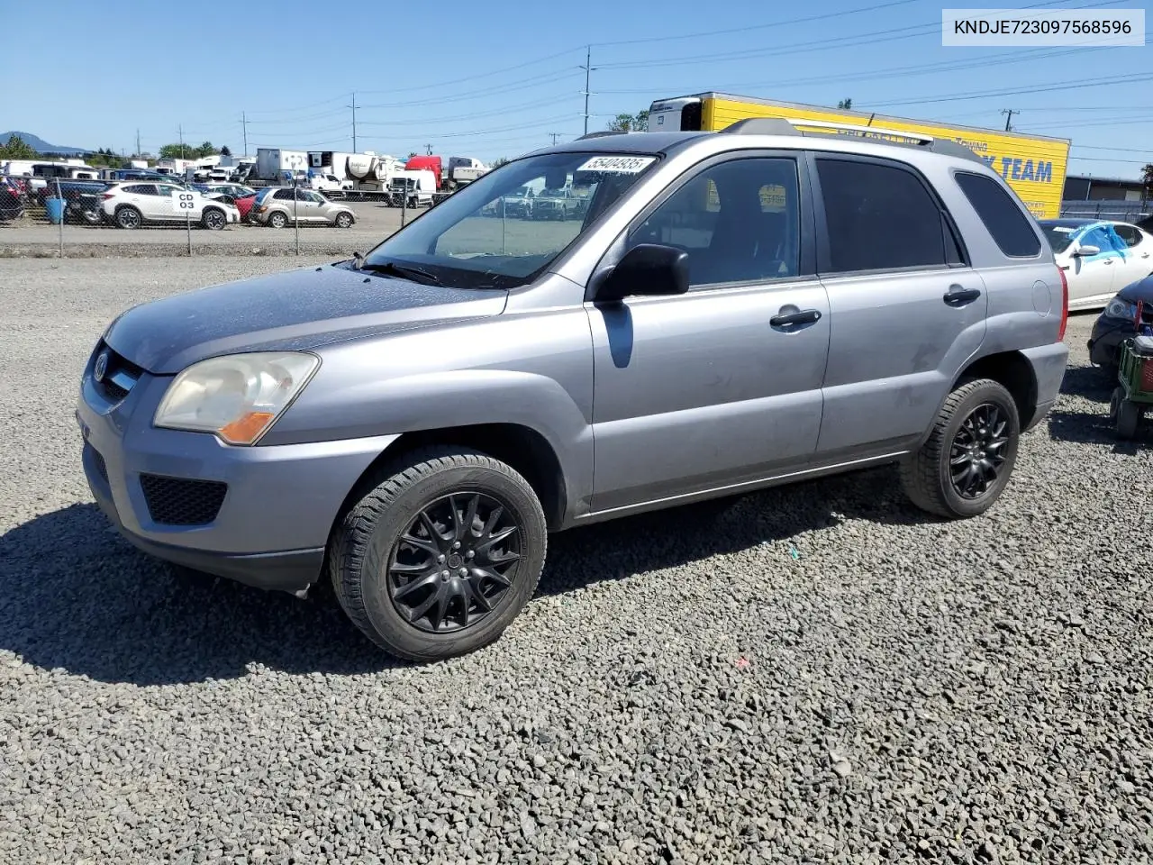 2009 Kia Sportage Lx VIN: KNDJE723097568596 Lot: 55404935