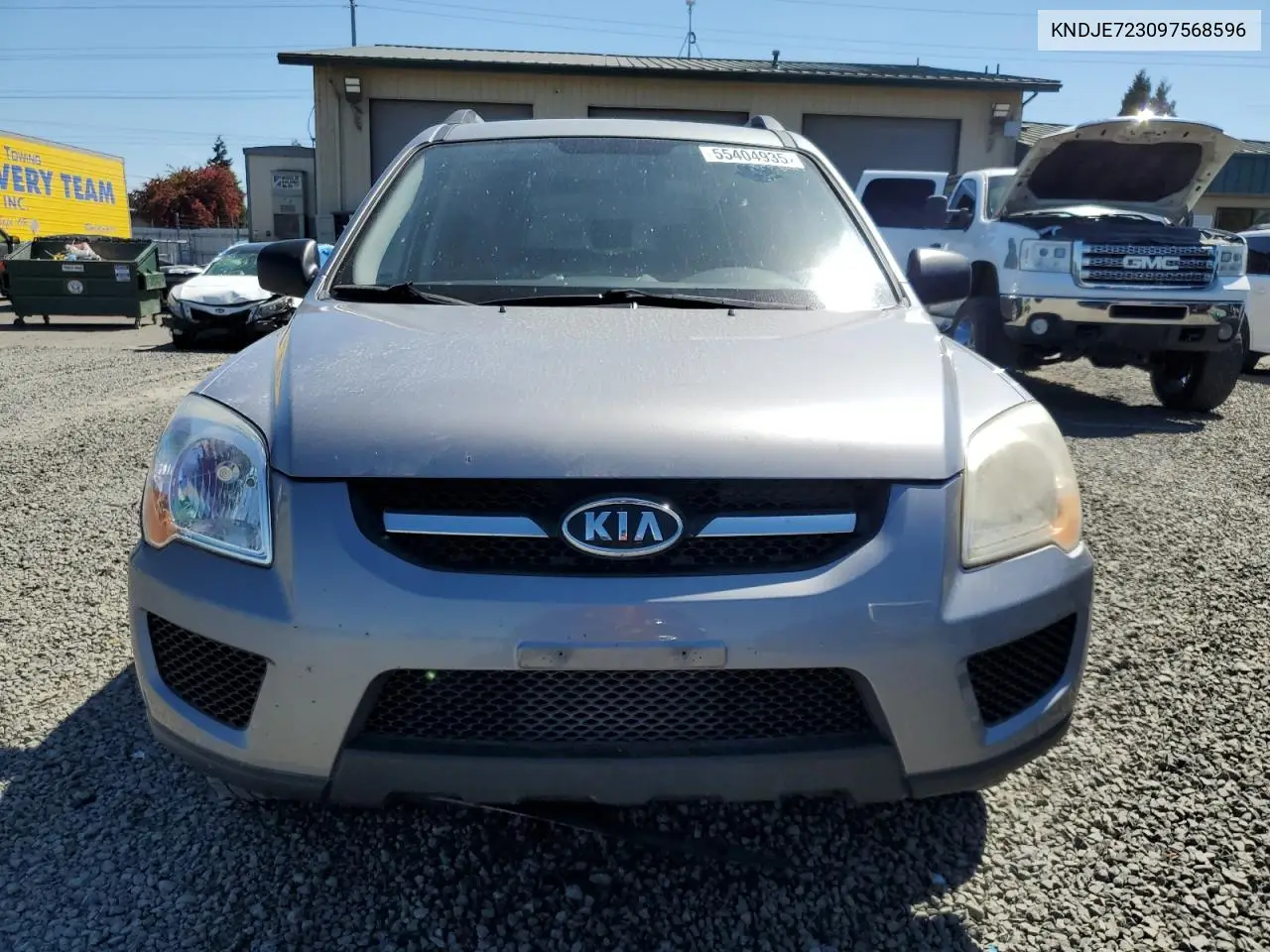2009 Kia Sportage Lx VIN: KNDJE723097568596 Lot: 55404935