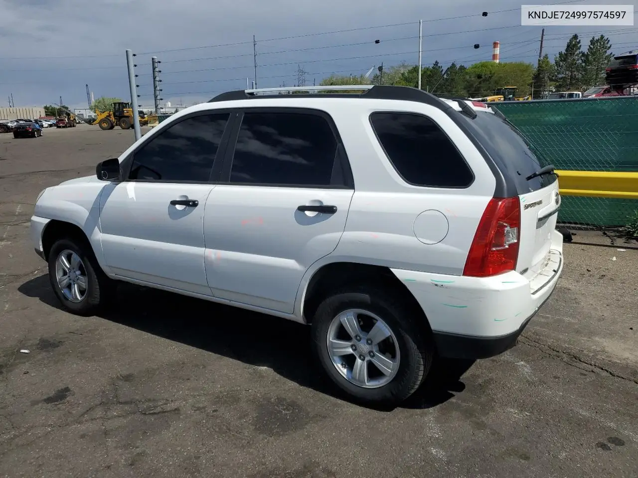 2009 Kia Sportage Lx VIN: KNDJE724997574597 Lot: 55786705