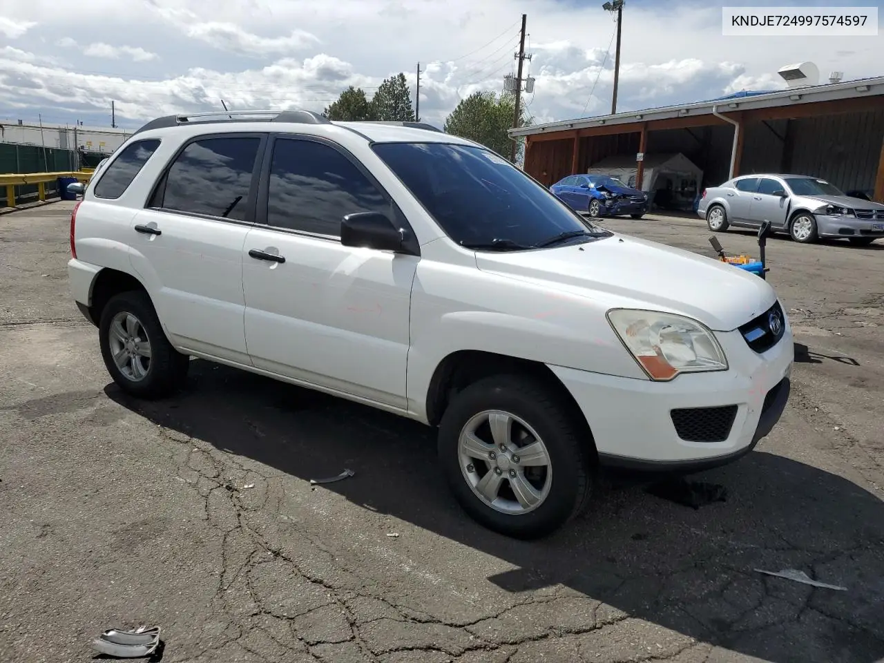 2009 Kia Sportage Lx VIN: KNDJE724997574597 Lot: 55786705