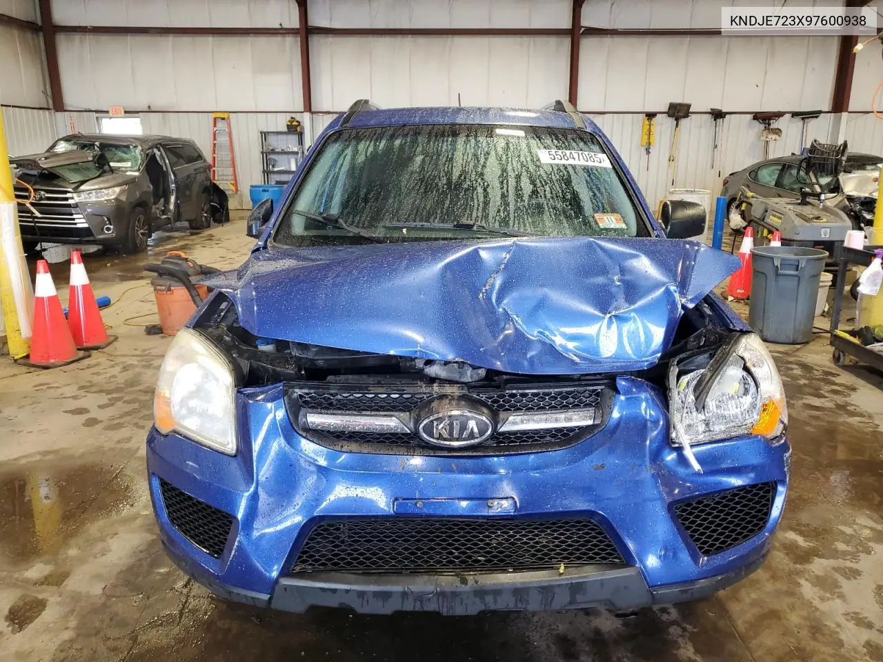 2009 Kia Sportage Lx VIN: KNDJE723X97600938 Lot: 55847085