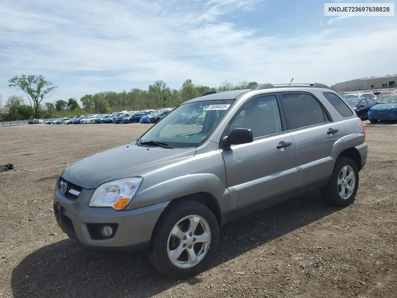 2009 Kia Sportage Lx VIN: KNDJE723697638828 Lot: 55894935