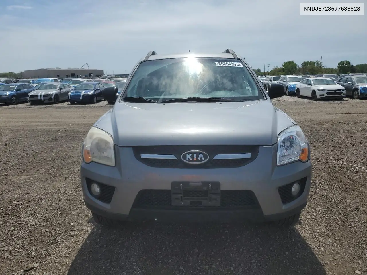 2009 Kia Sportage Lx VIN: KNDJE723697638828 Lot: 55894935