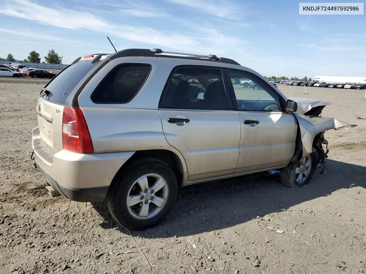 2009 Kia Sportage Lx VIN: KNDJF724497592986 Lot: 56416215