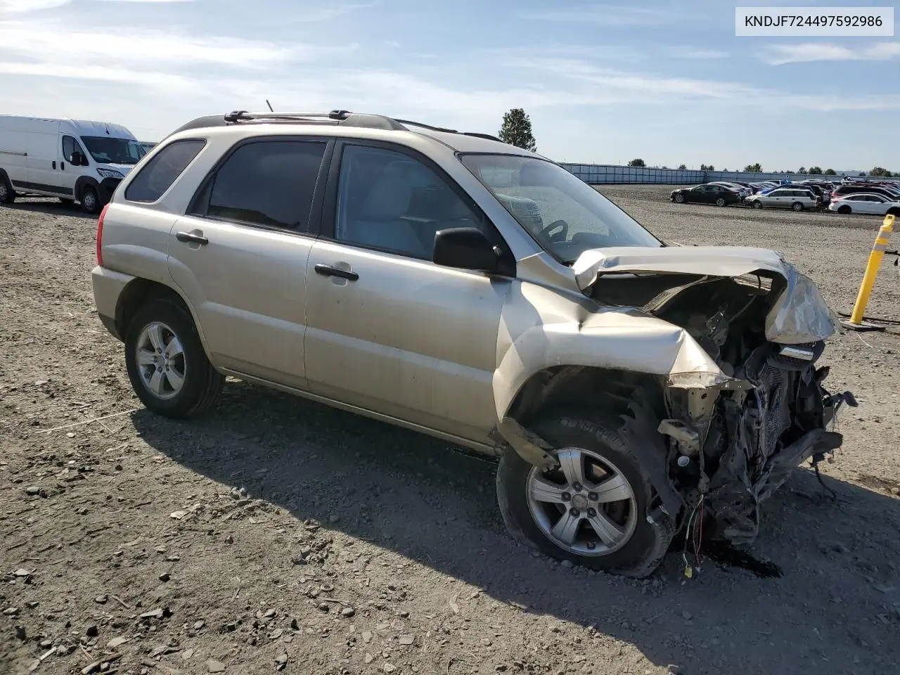 2009 Kia Sportage Lx VIN: KNDJF724497592986 Lot: 56416215