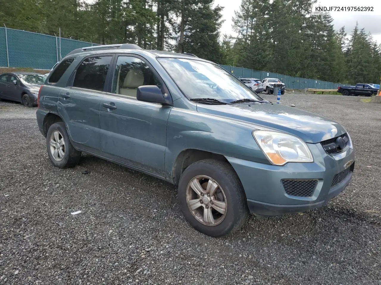 2009 Kia Sportage Lx VIN: KNDJF724197562392 Lot: 56607095