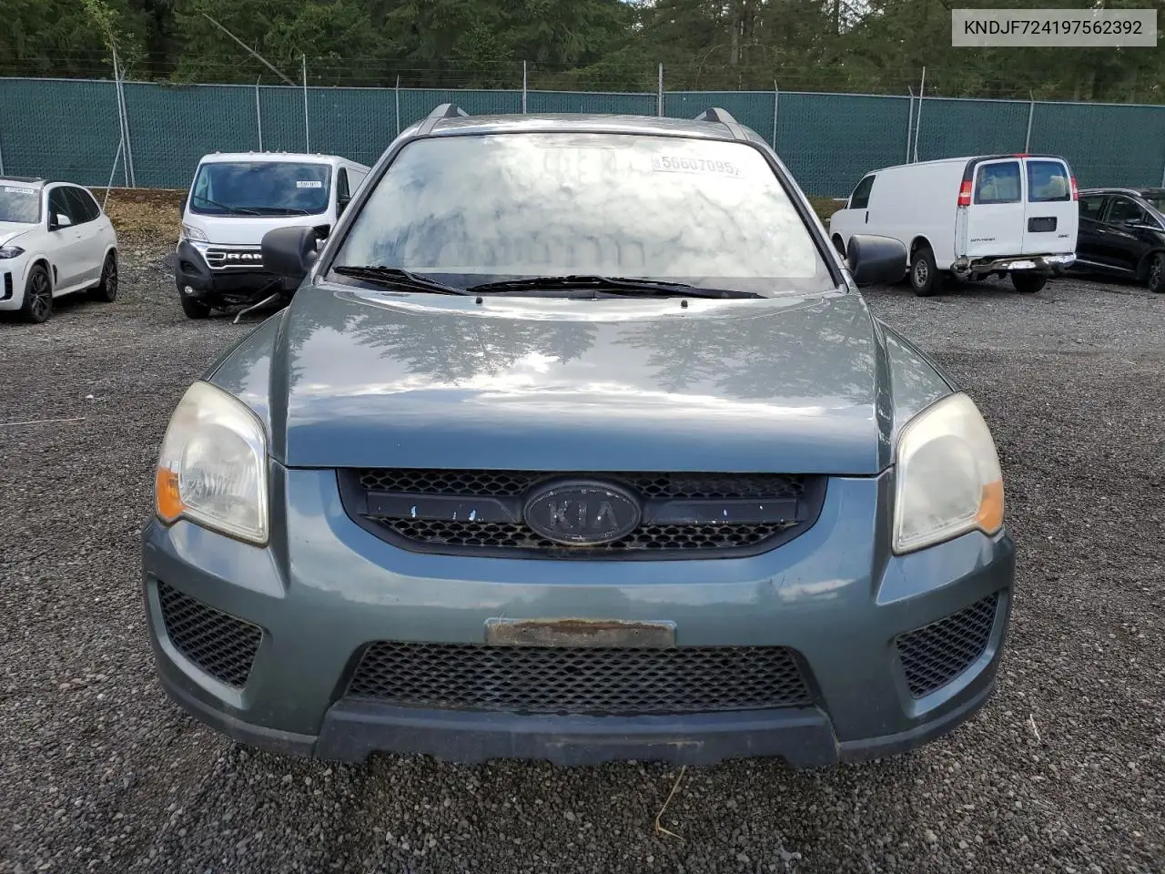 2009 Kia Sportage Lx VIN: KNDJF724197562392 Lot: 56607095